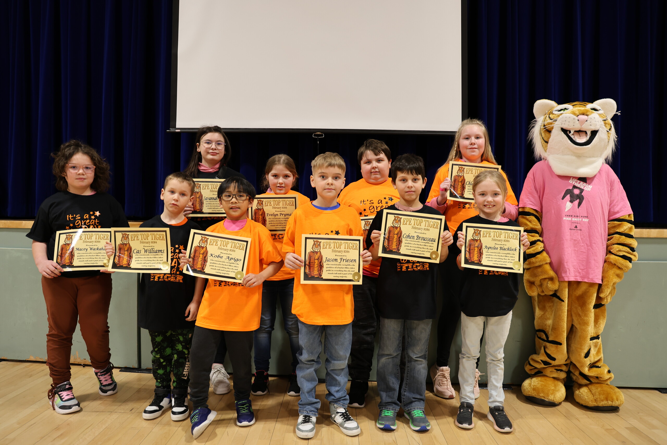 Top Tigers Awarded for February | Elk Point Elementary School